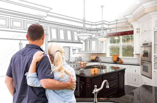 Professional Kitchen Island Installation technician working in Wallingford, PA